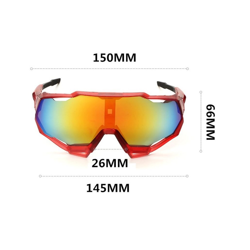 Grey Shield Sunglasses Iridescent Mirror Lens Sport Geometric Cyberpunk Wrap - Picture 9 of 10